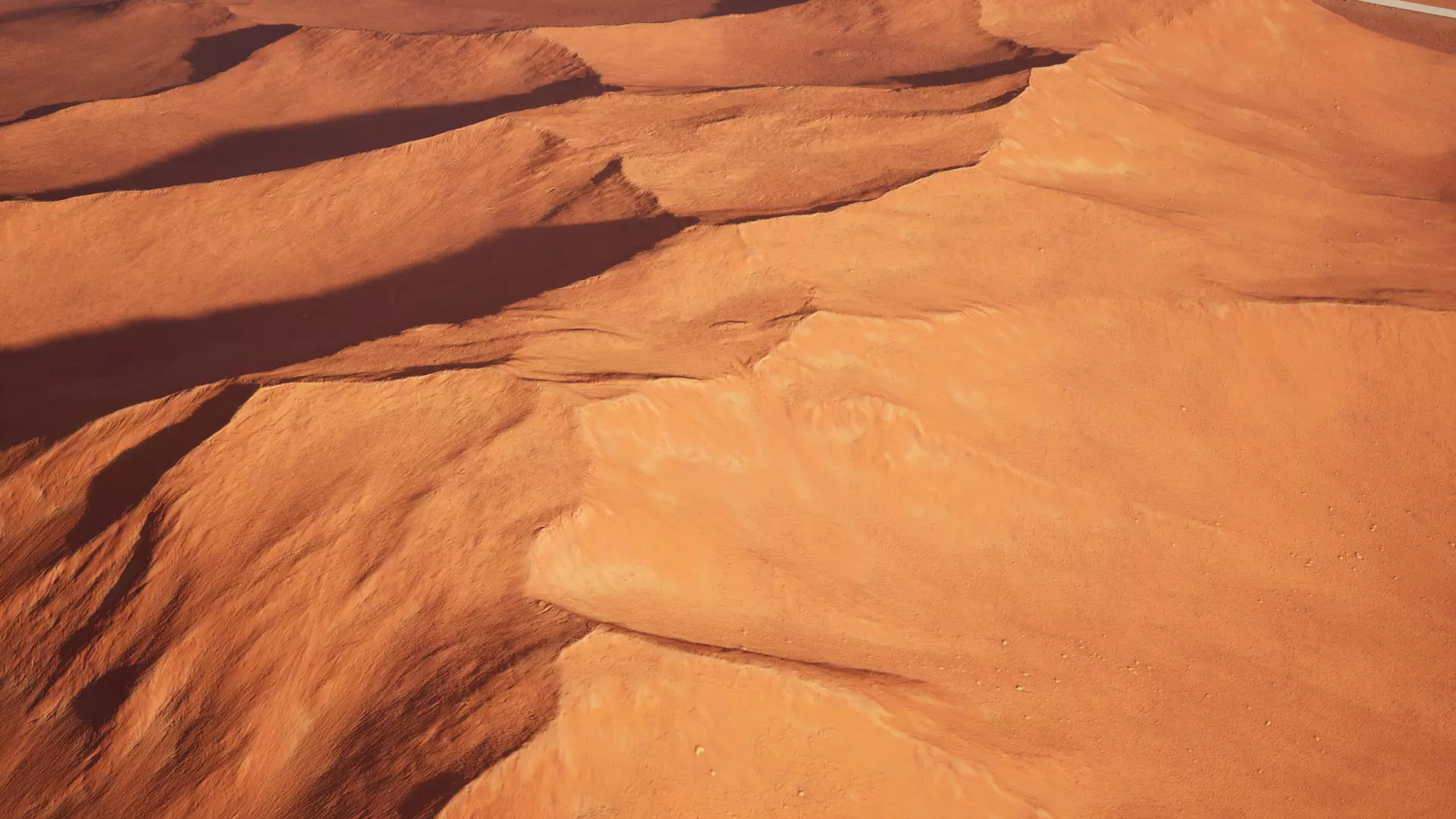 Wadi Rum dunes pack of 6 V2 Low-poly 3D model