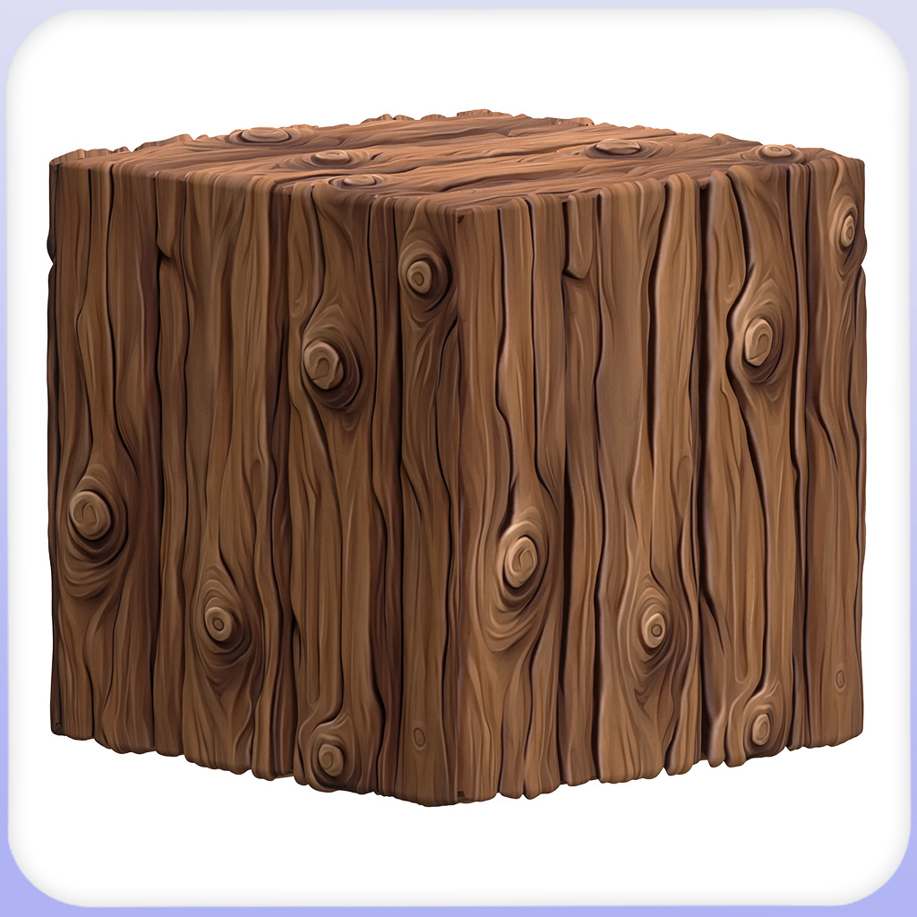 Stylized Bark Seamless Texture Texture_2