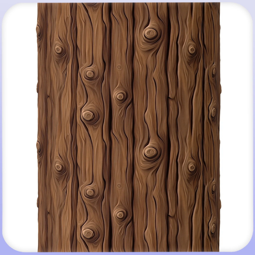 Stylized Bark Seamless Texture Texture_3