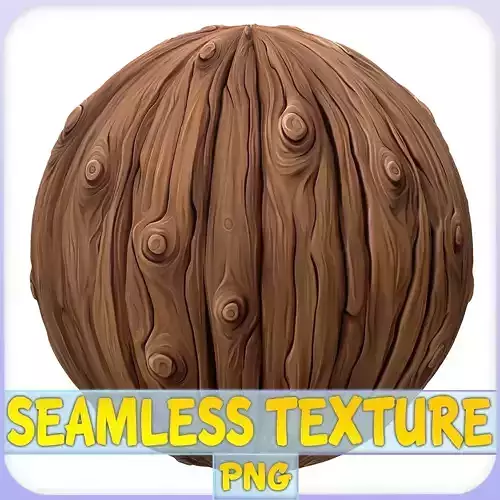 Stylized Bark Seamless Texture