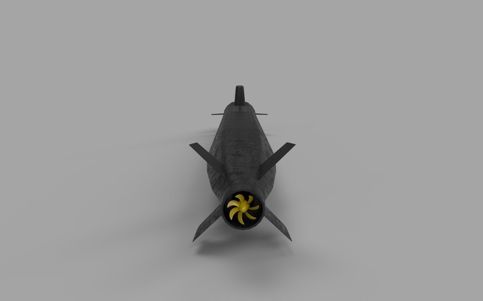 Dreadnought class submarine lowpoly Low-poly 3D model_22