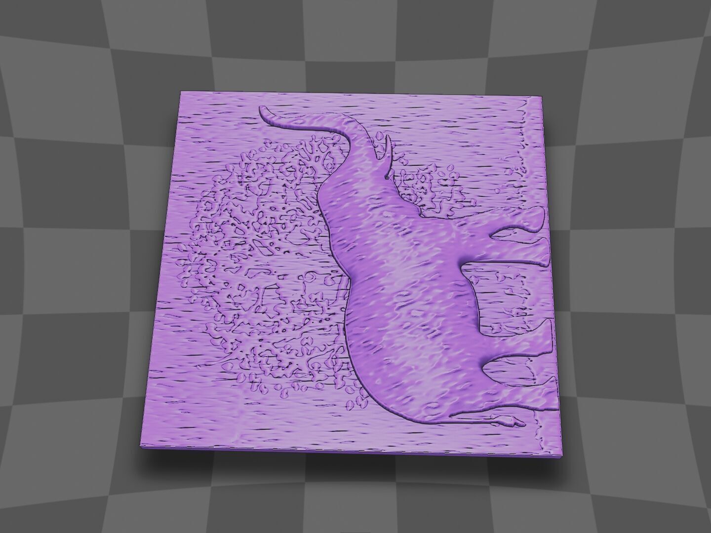 Elephant deco design 3D print model_10