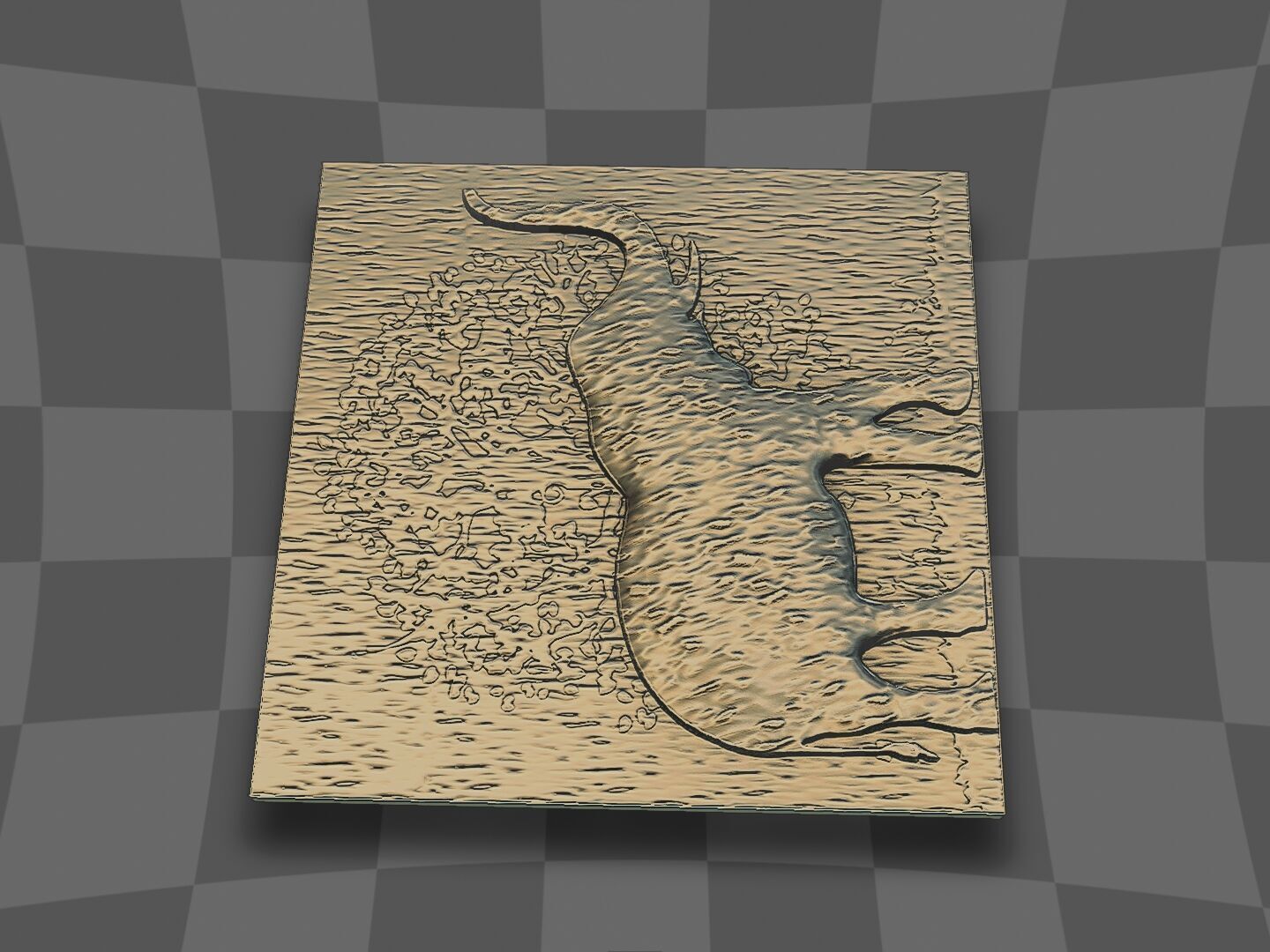 Elephant deco design 3D print model_9