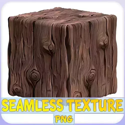 Stylized Bark Seamless Texture