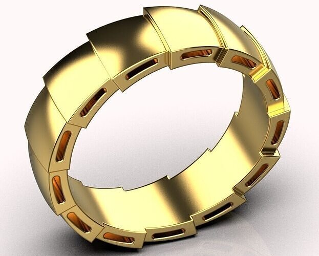 3d jewelry model ring bvlgari 3D model
