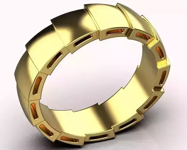 3d jewelry model ring bvlgari