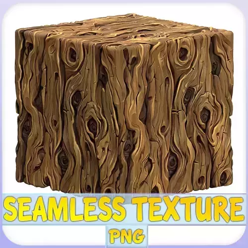 Stylized Bark Seamless Texture
