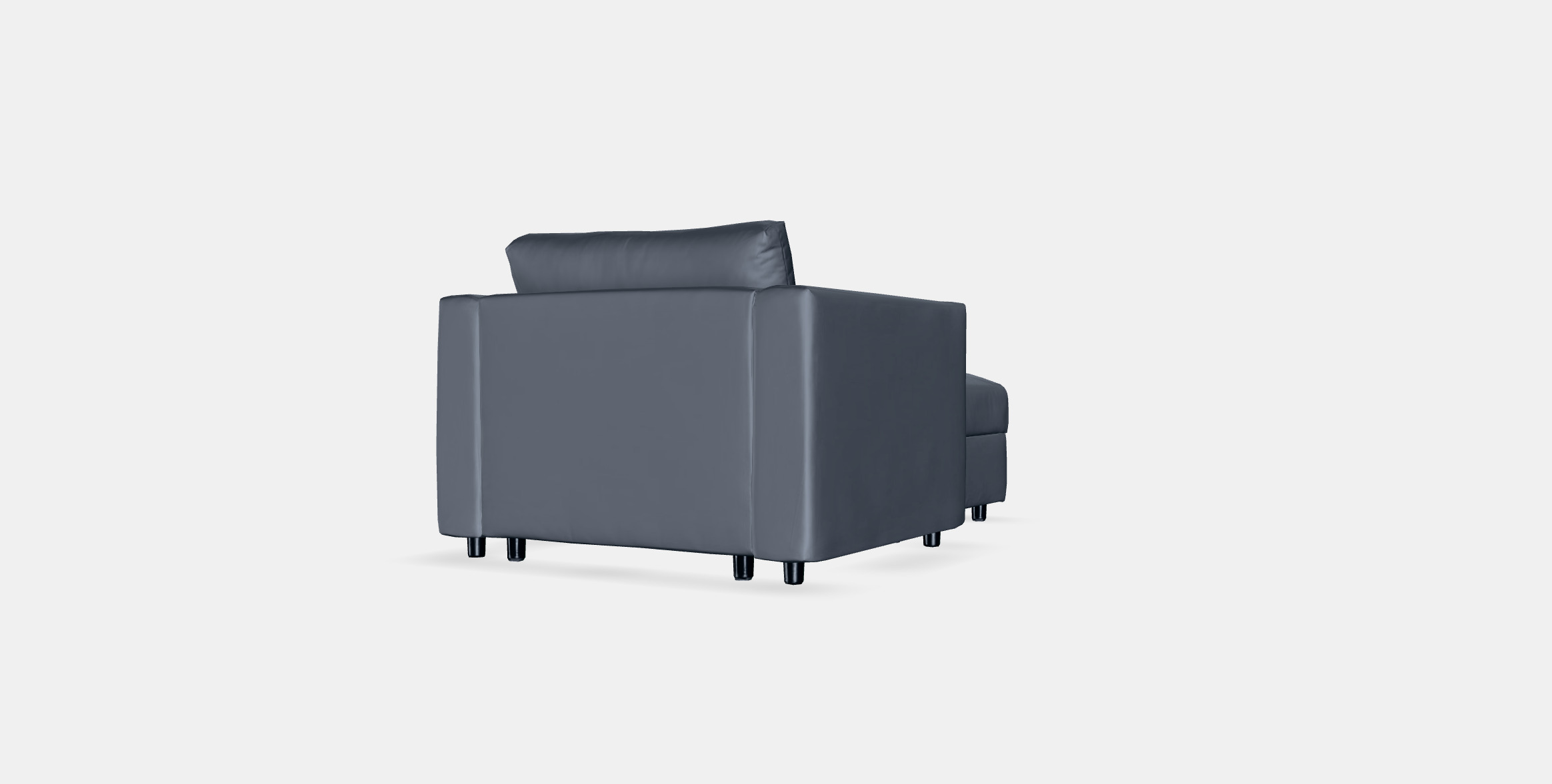 VIMLE Lounge chair 4 Low-poly 3D model_5
