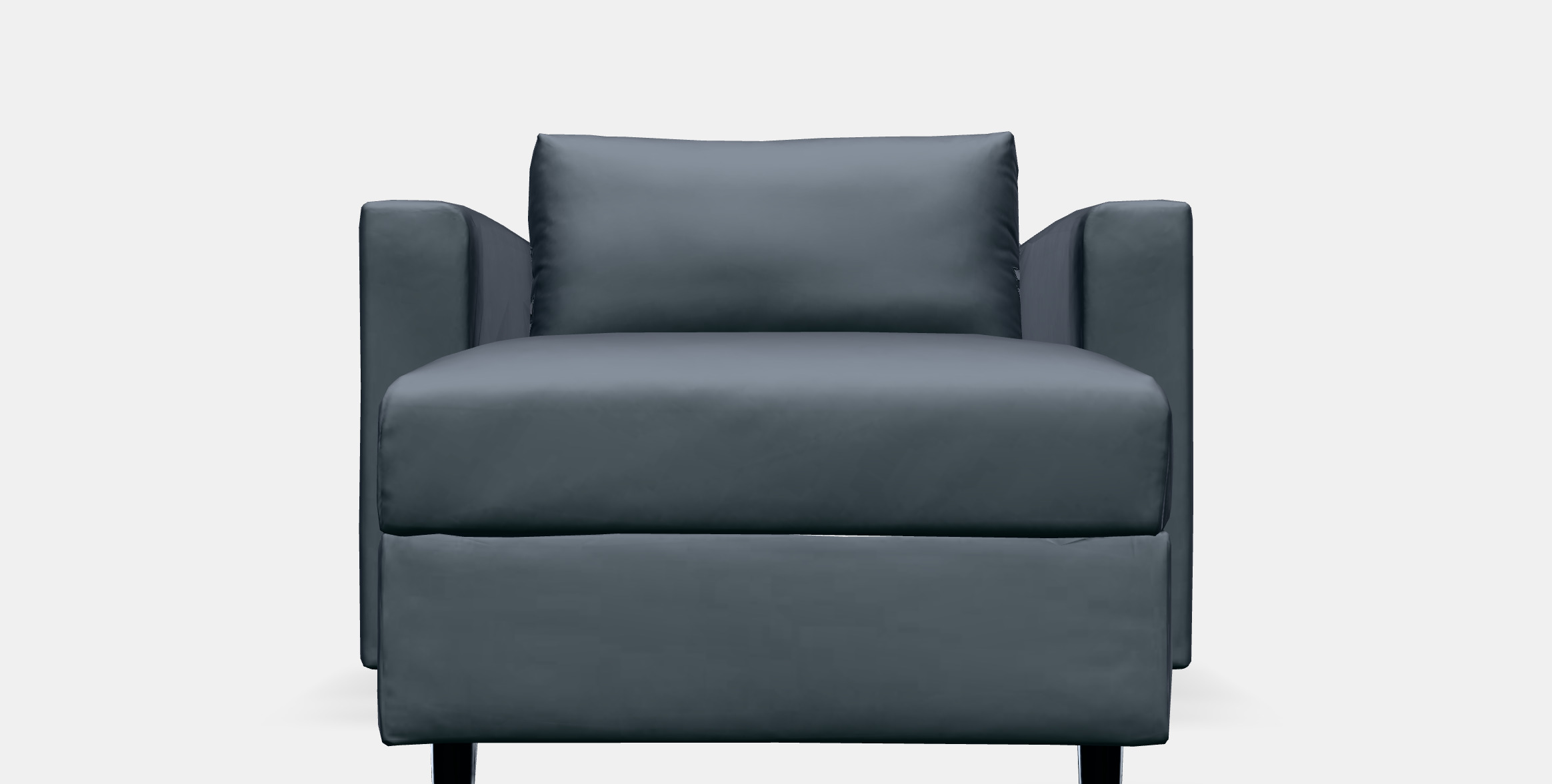 VIMLE Lounge chair 4 Low-poly 3D model_11