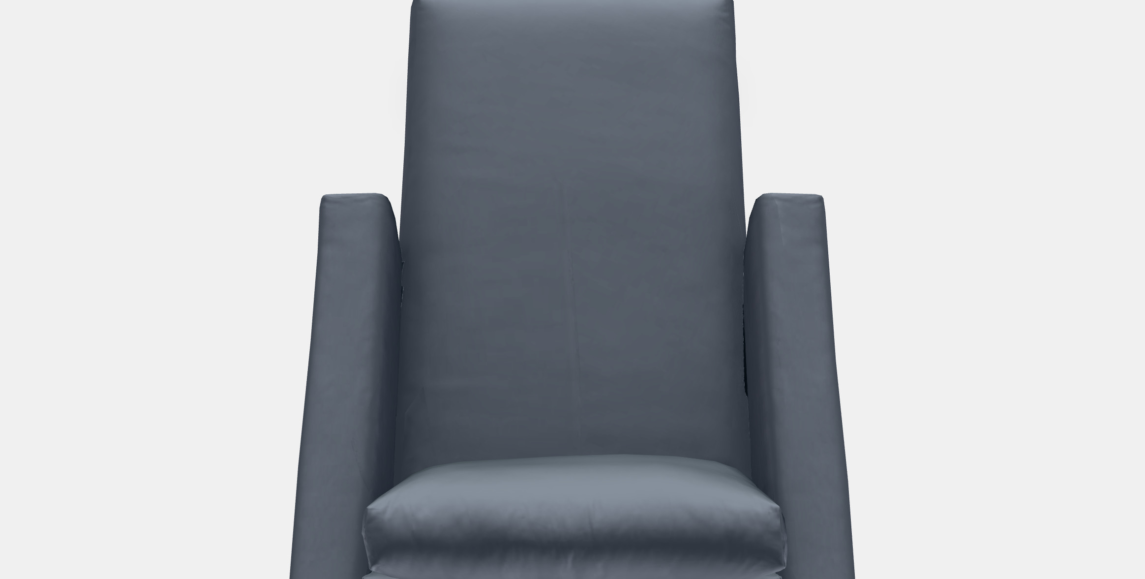 VIMLE Lounge chair 4 Low-poly 3D model_4