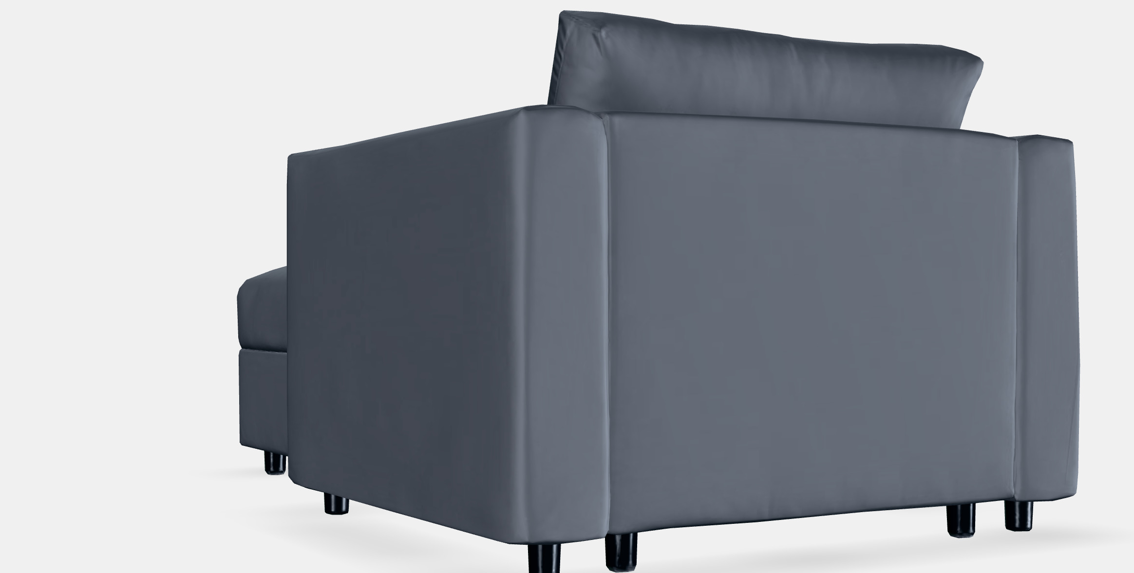 VIMLE Lounge chair 4 Low-poly 3D model_2