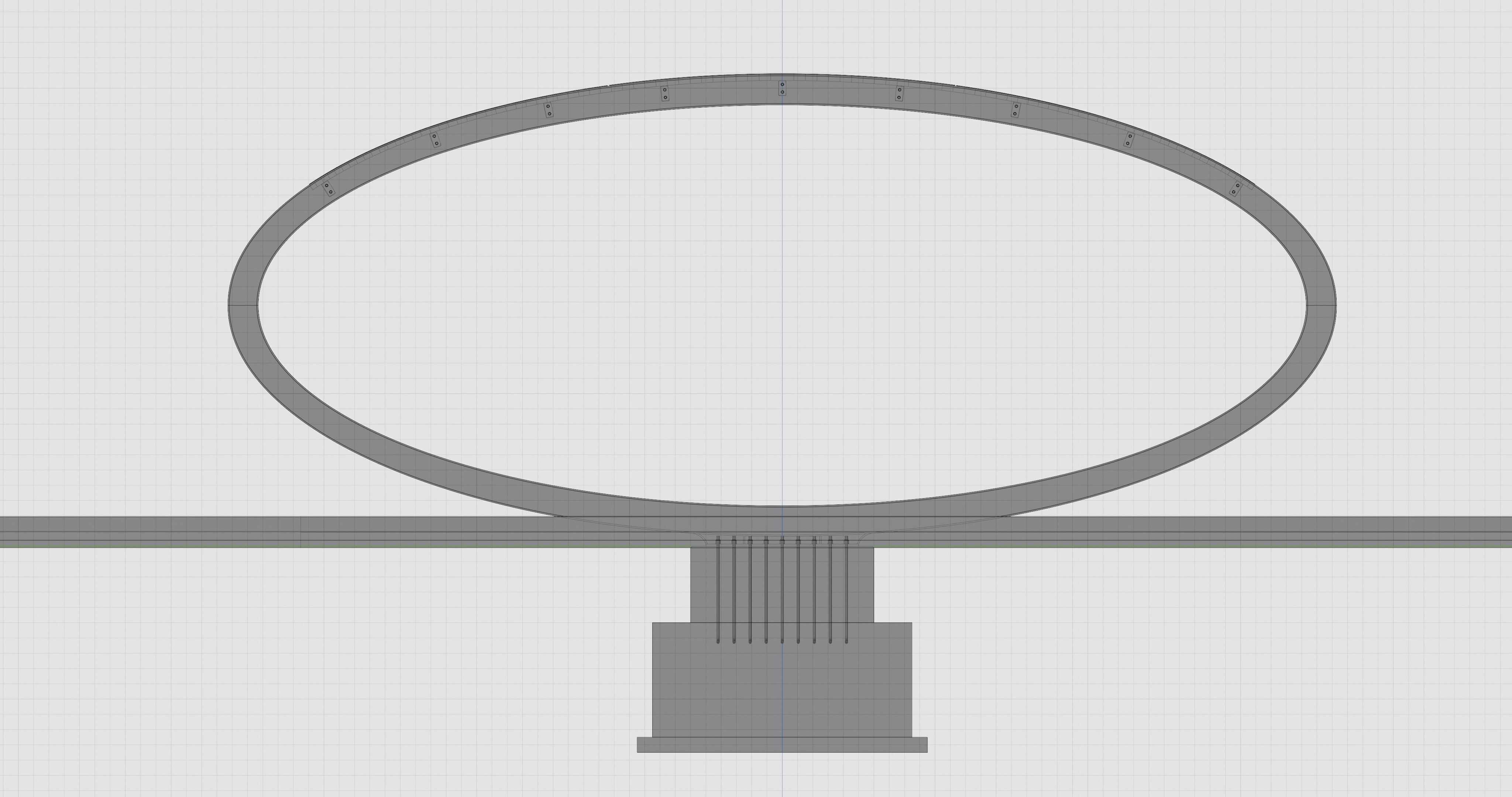 ELLIPSE TYPE SOLAR CARPORT TYPE-1 10 Cars 3D model_21