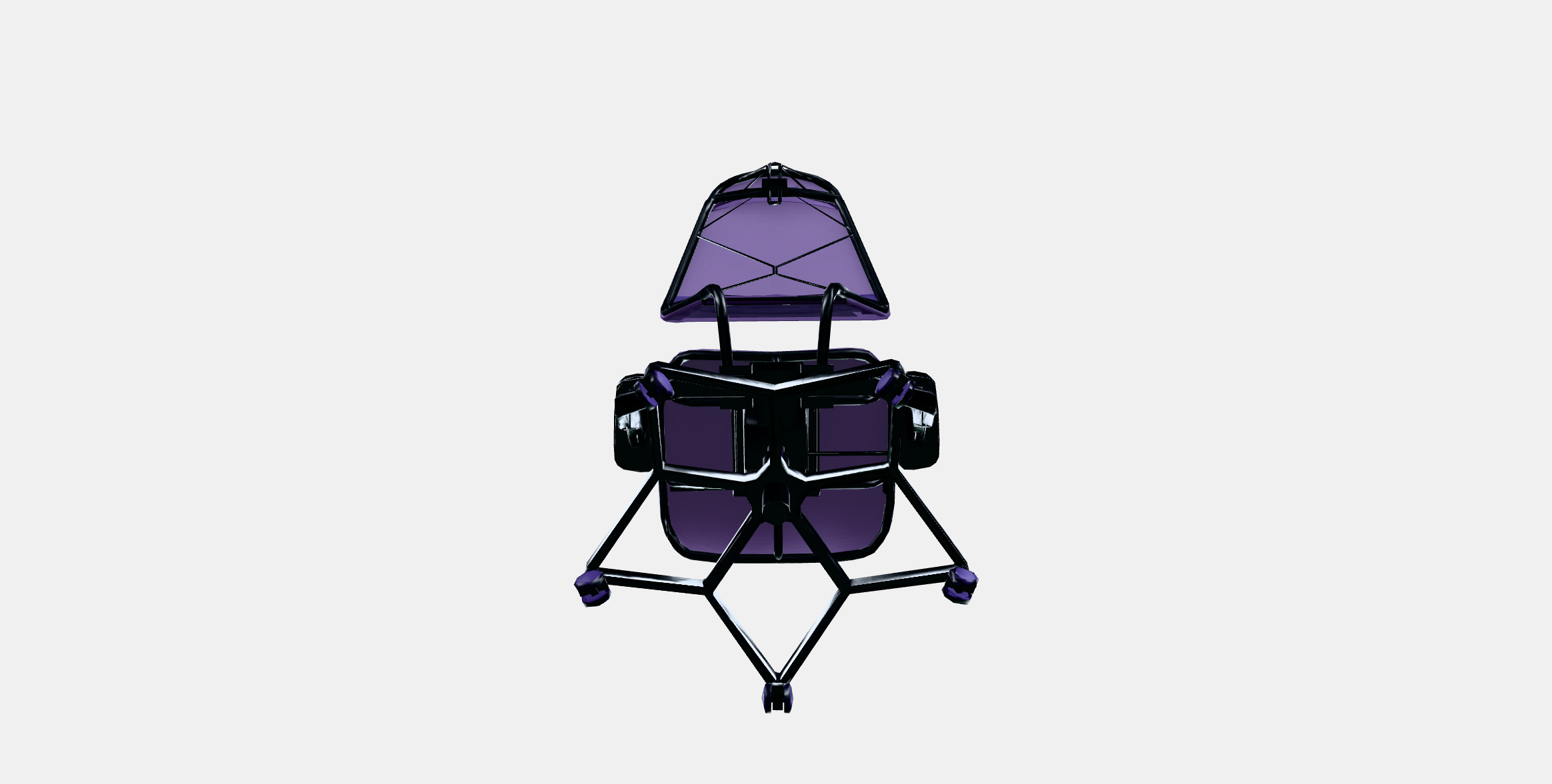 STYRSPEL Gaming chair 1 Low-poly 3D model_6