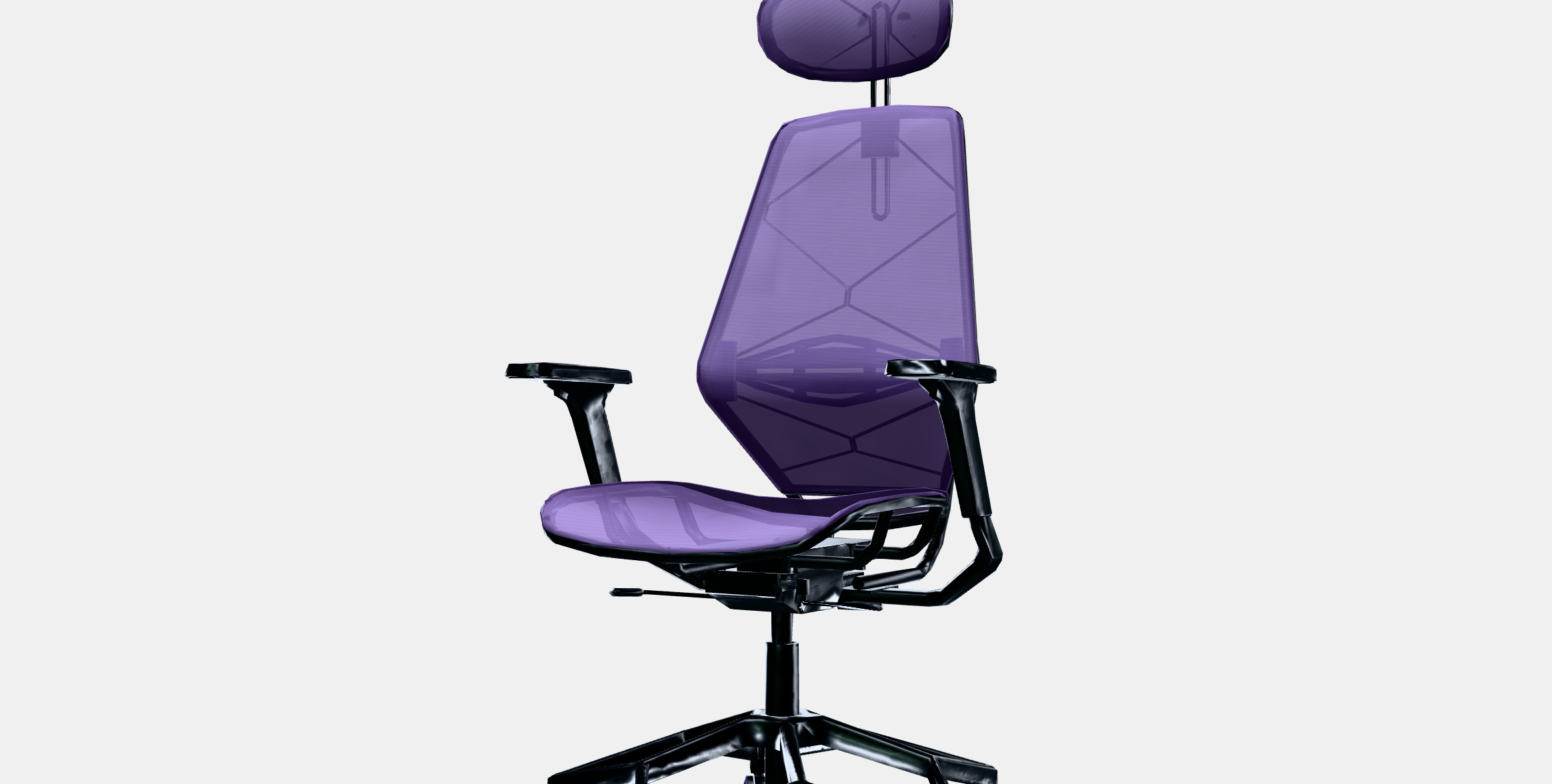 STYRSPEL Gaming chair 1 Low-poly 3D model_13