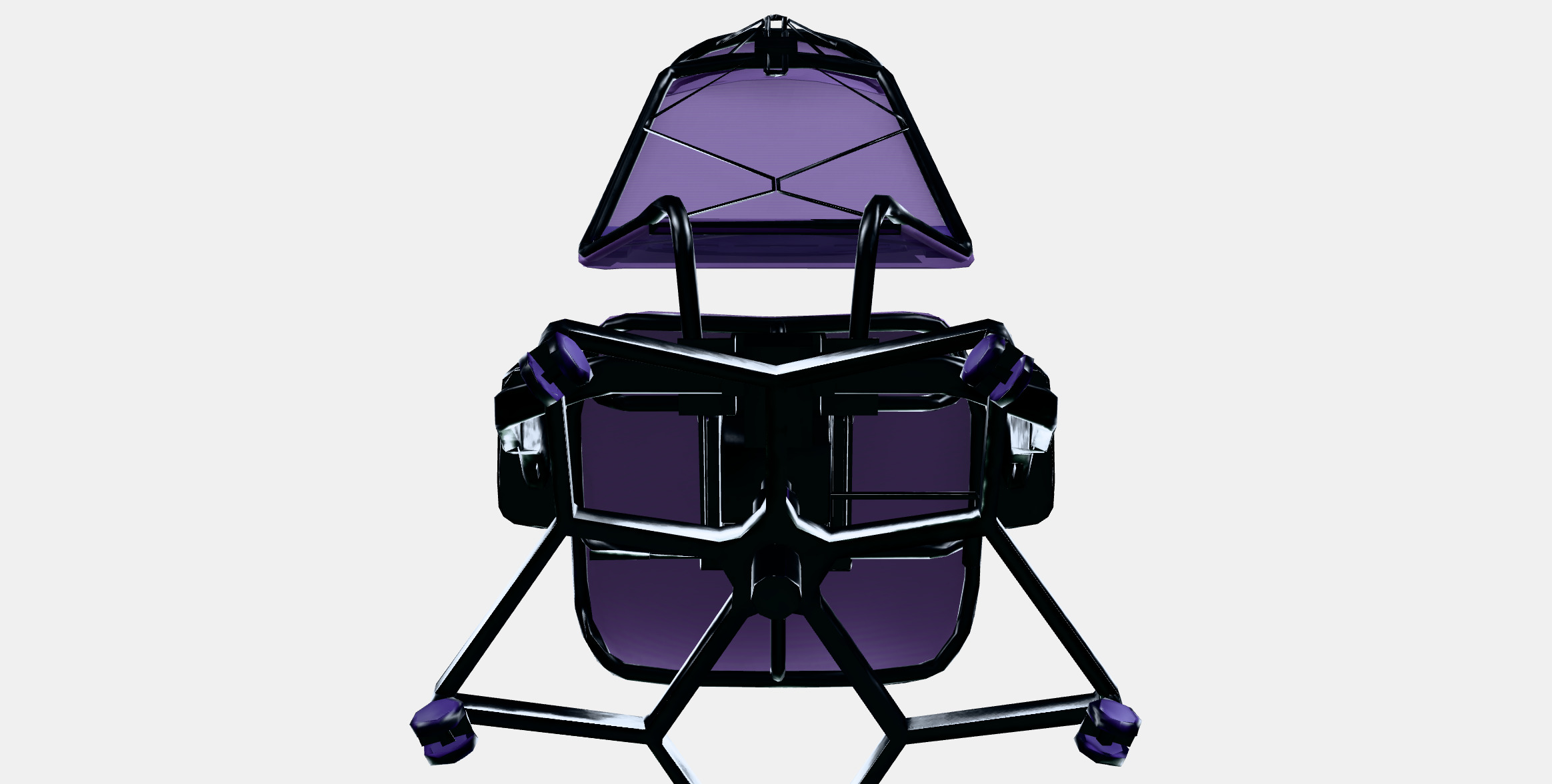 STYRSPEL Gaming chair 1 Low-poly 3D model_7