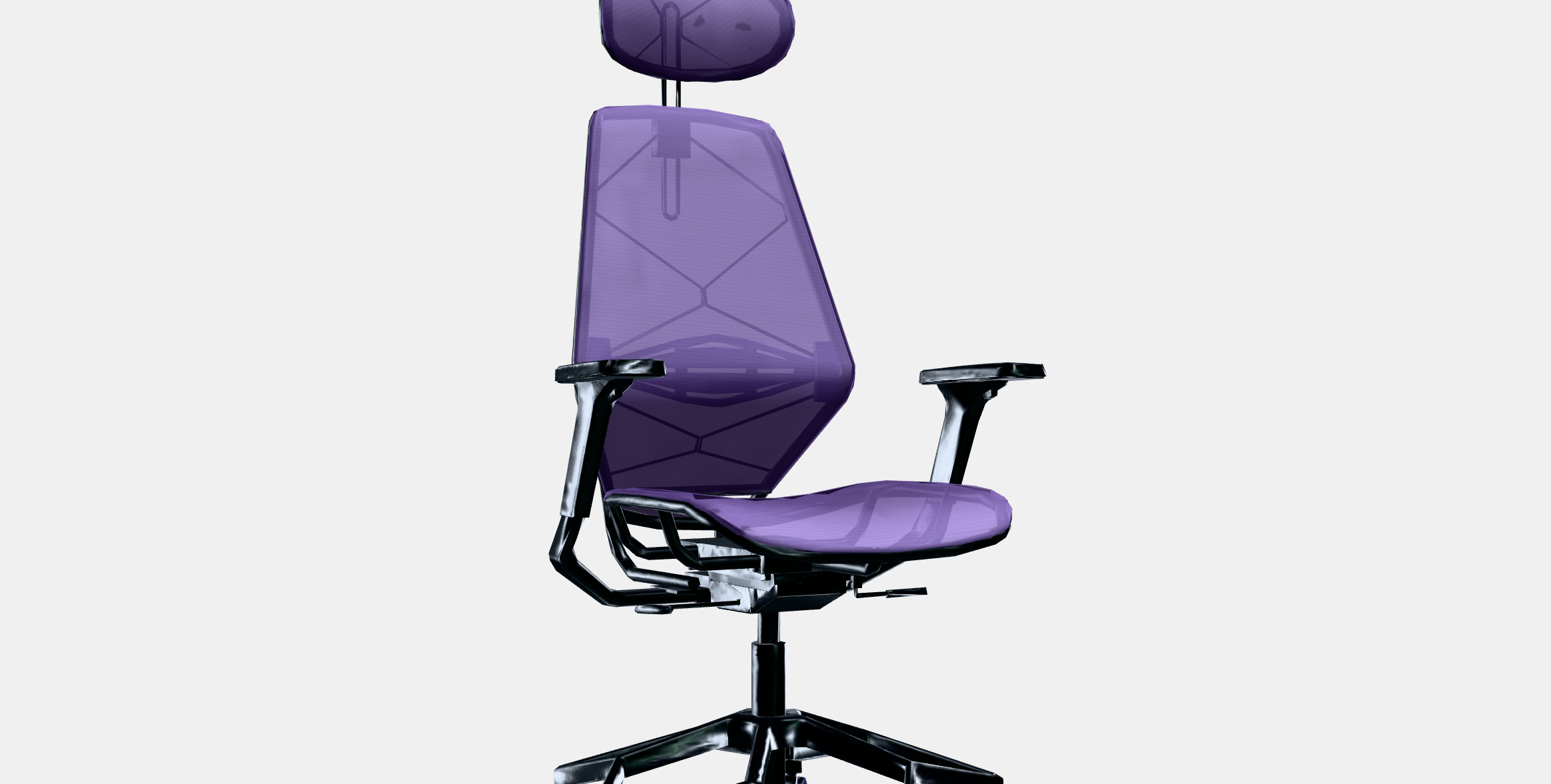 STYRSPEL Gaming chair 1 Low-poly 3D model_8