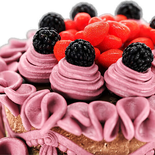 Cake model Low-poly 3D model 7