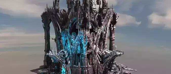 Victorian Cyberpunk gargoyle tower