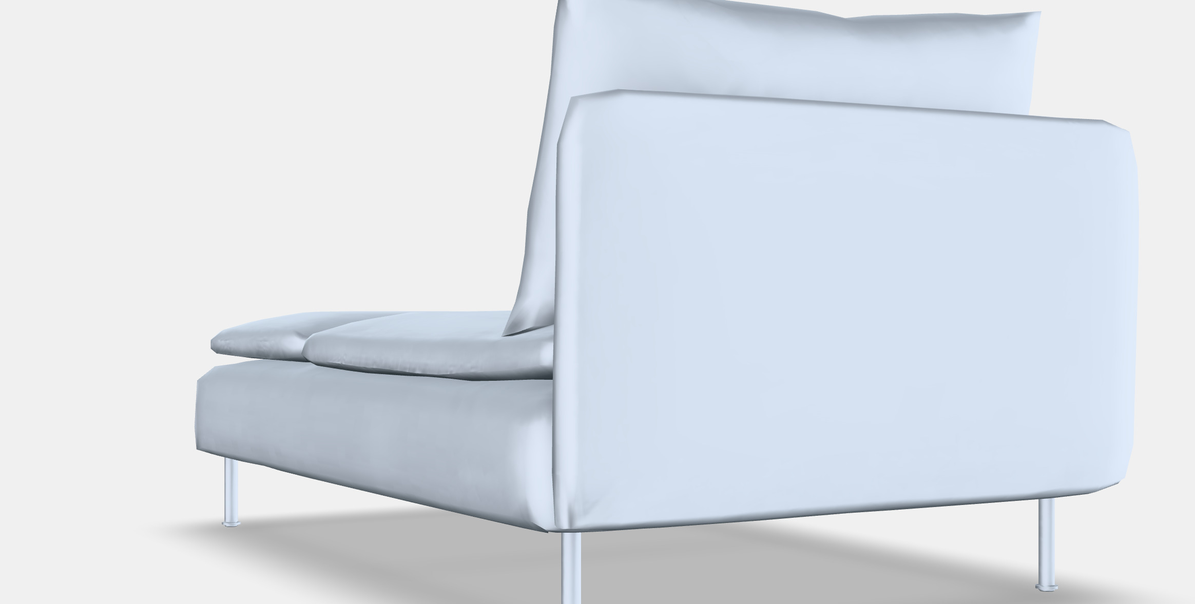 SODERHAMN Lounge chair 5 Low-poly 3D model_2
