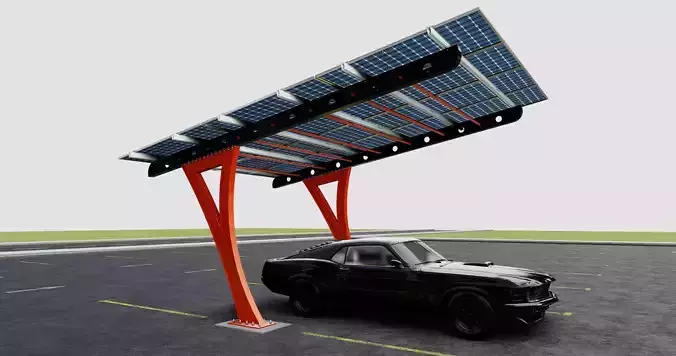 L TYPE SOLAR CARPORT TYPE-2