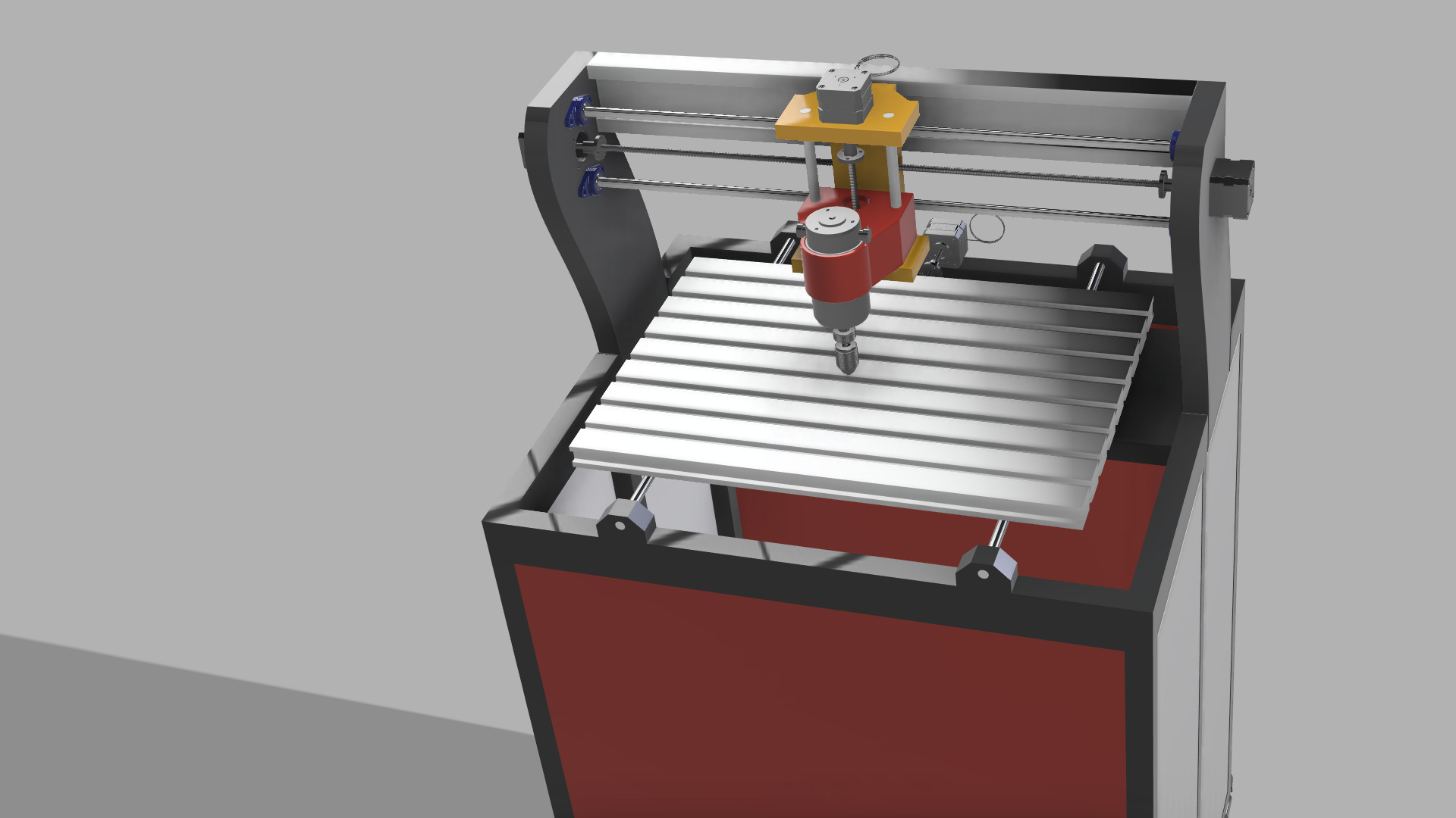 cnc router machine 3D model_5