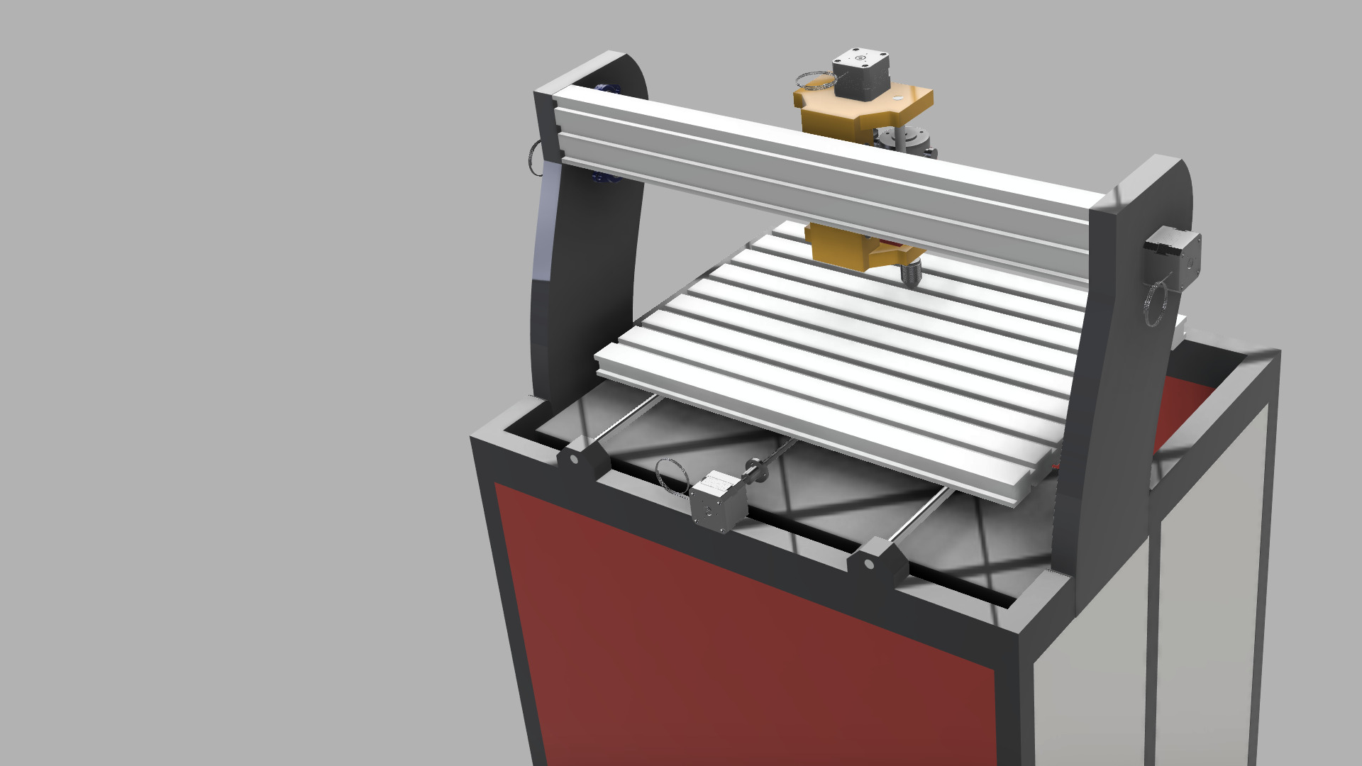 cnc router machine 3D model_9