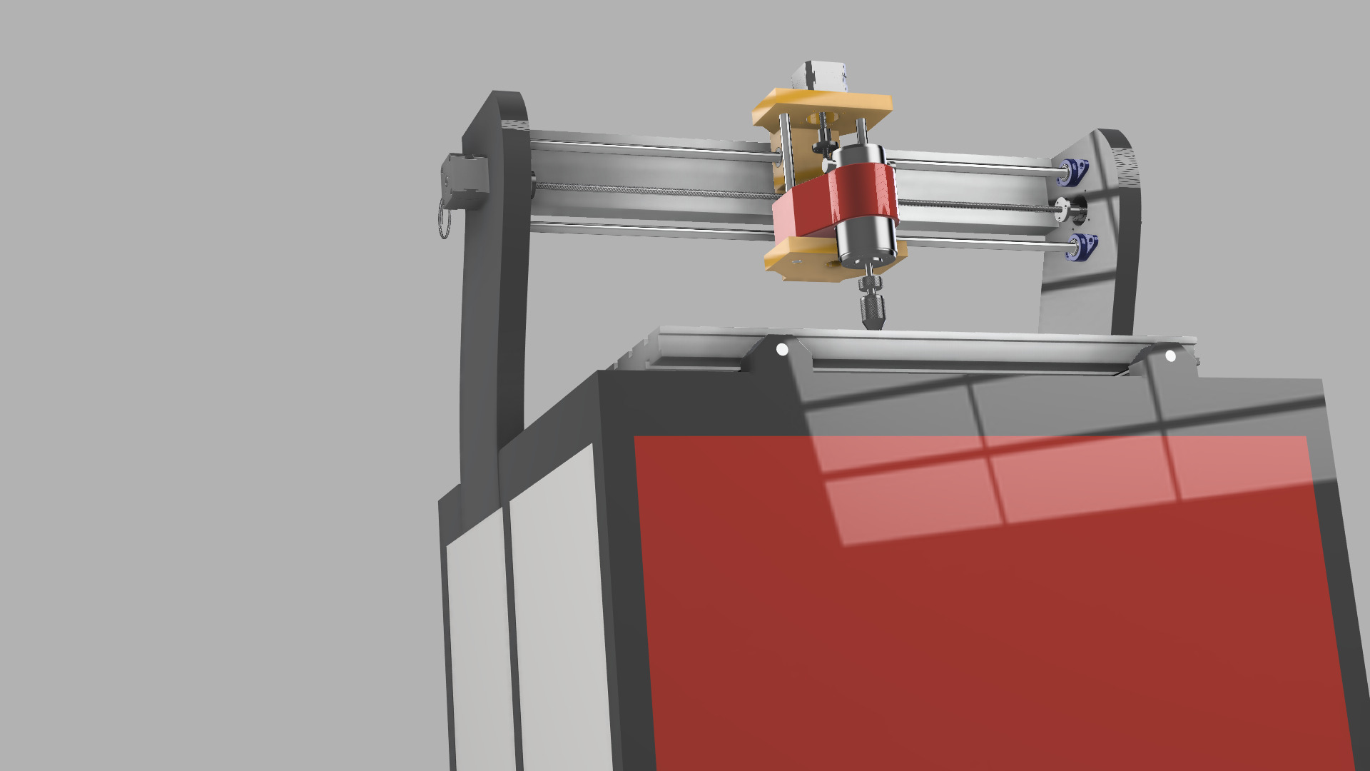 cnc router machine 3D model_4