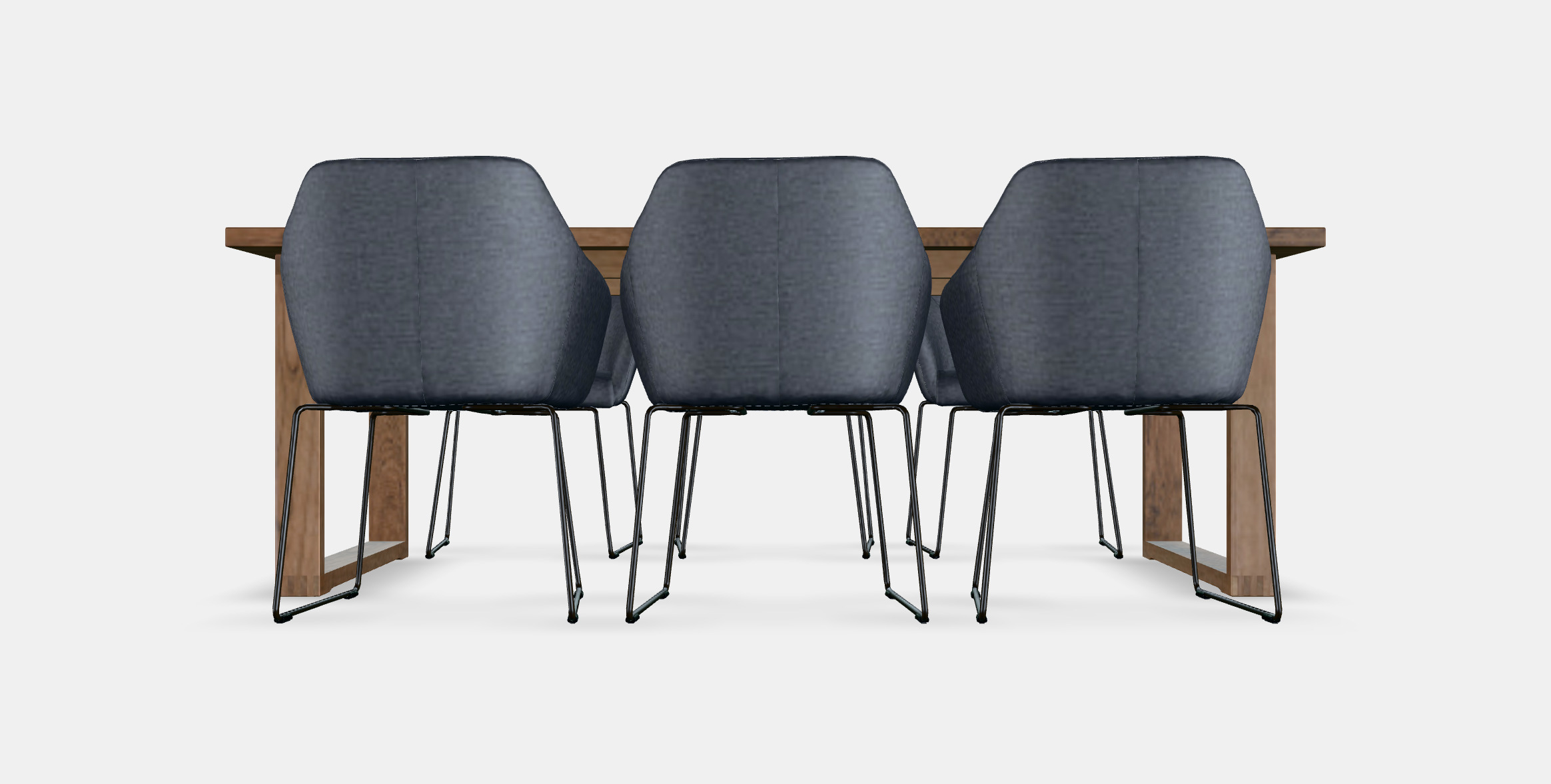 MORBYLANGA - TOSSBERG Table and 6 armchairs 3D model_16