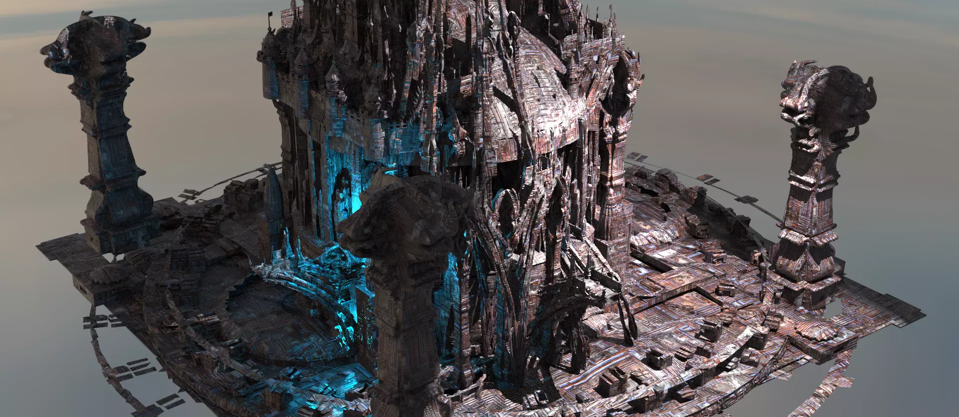 Victorian Hunter Temple 3D model_0