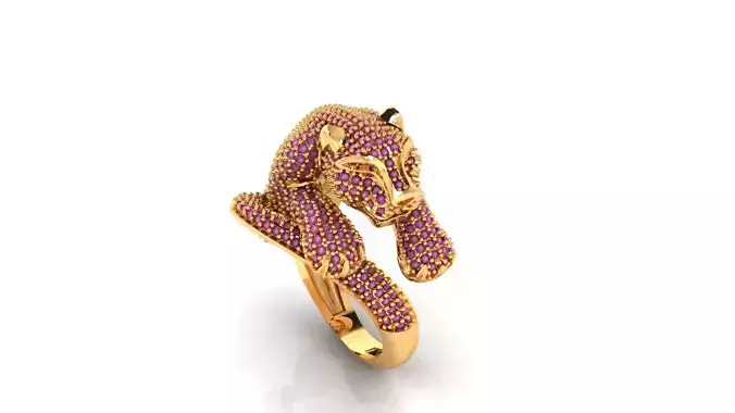 panther ring gold 