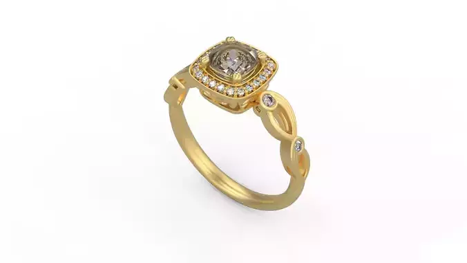 Women Solitaire 2177 3D print model