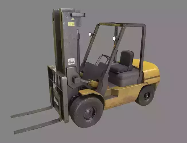 Forklift Truck Yellow