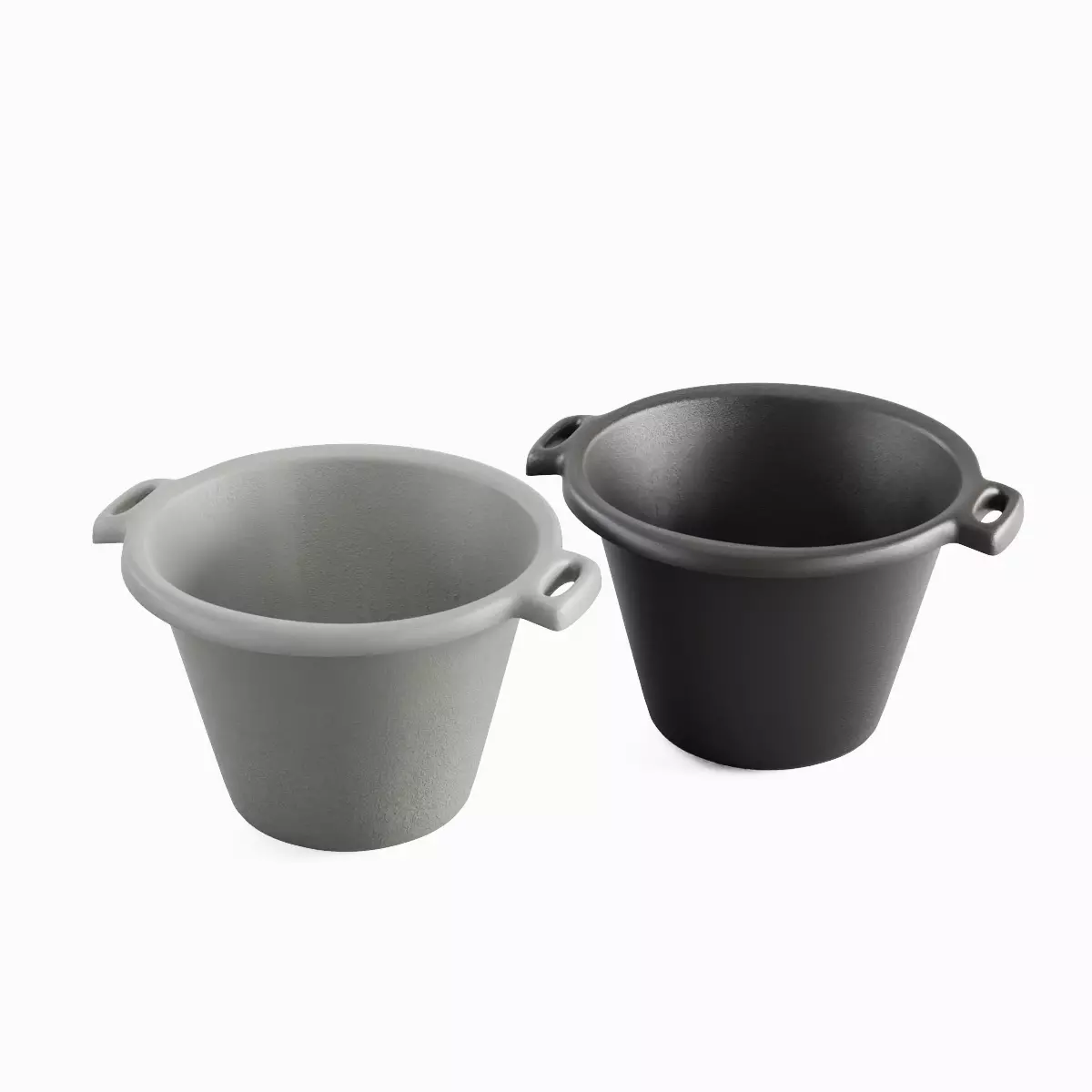 Plastic Basin with Holder 06 Low-poly 3D model_0