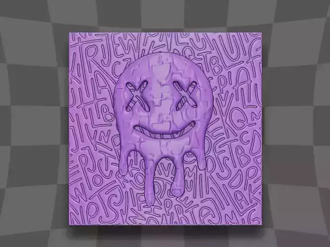 Emoji Cross Eyes Face design