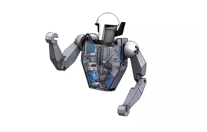 Humanoid Robot Body 3D print model