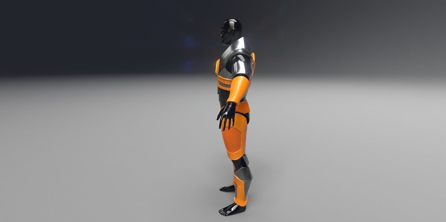 Half-Life 2 Inspired HEV Suit Gordon Freeman Cosplay STL File 3D print model_3