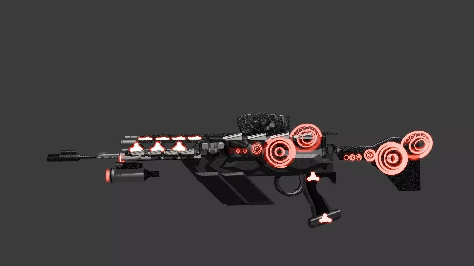MODEL 3D SK A 41 Pin Gun Free 3D model
