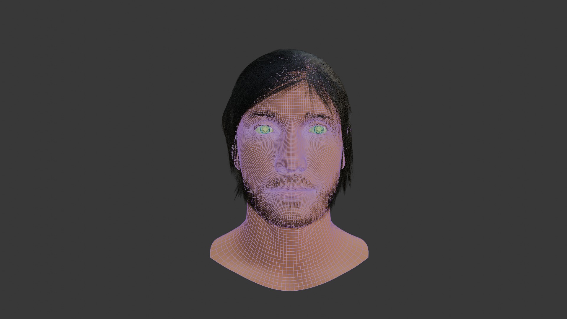 Female and male  Head 3D Model Collection_8