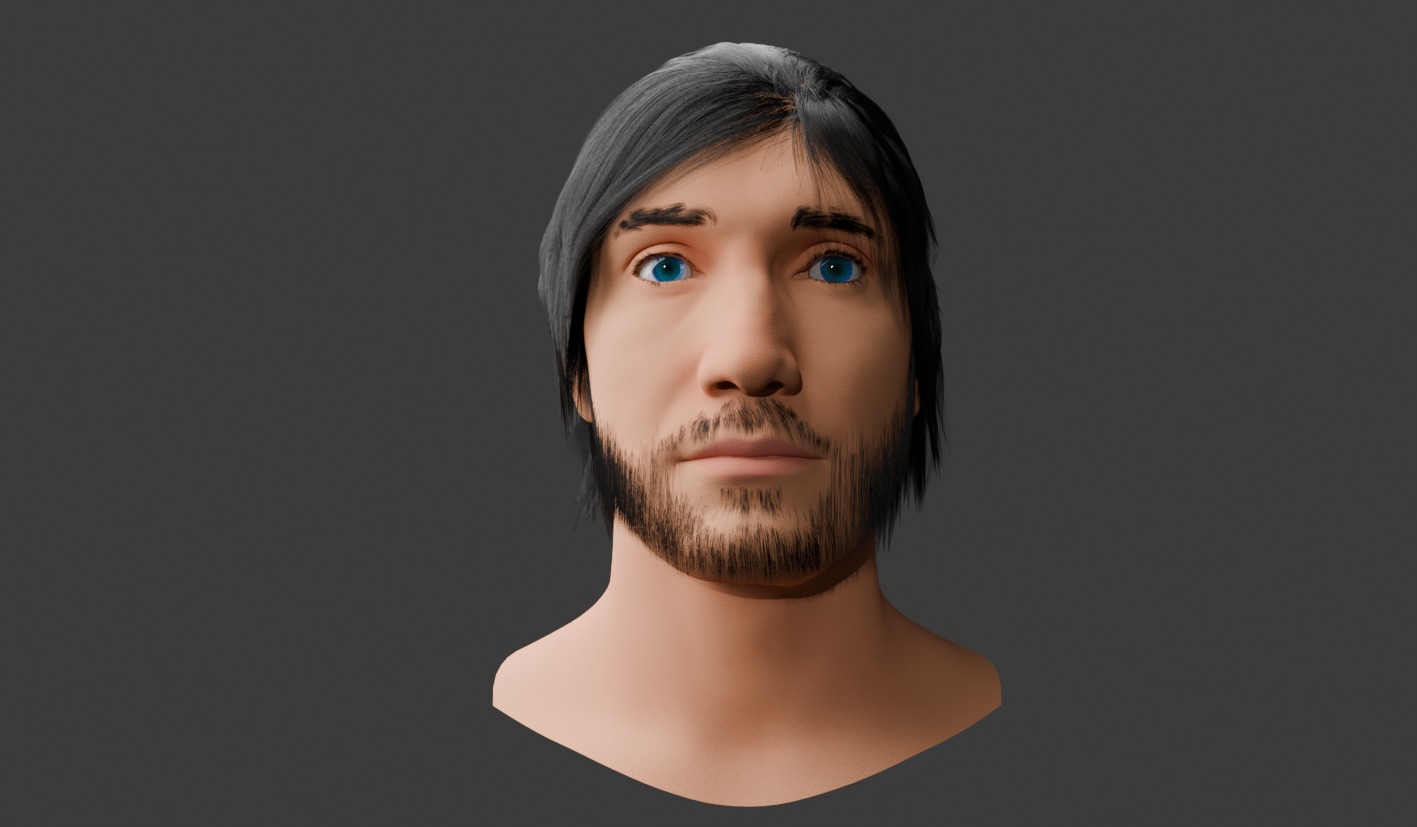 Female and male  Head 3D Model Collection_24