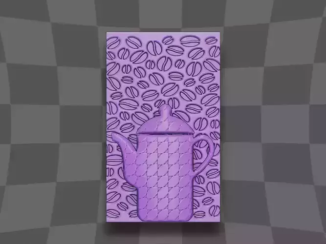 Coffee pot decoration 3D print model