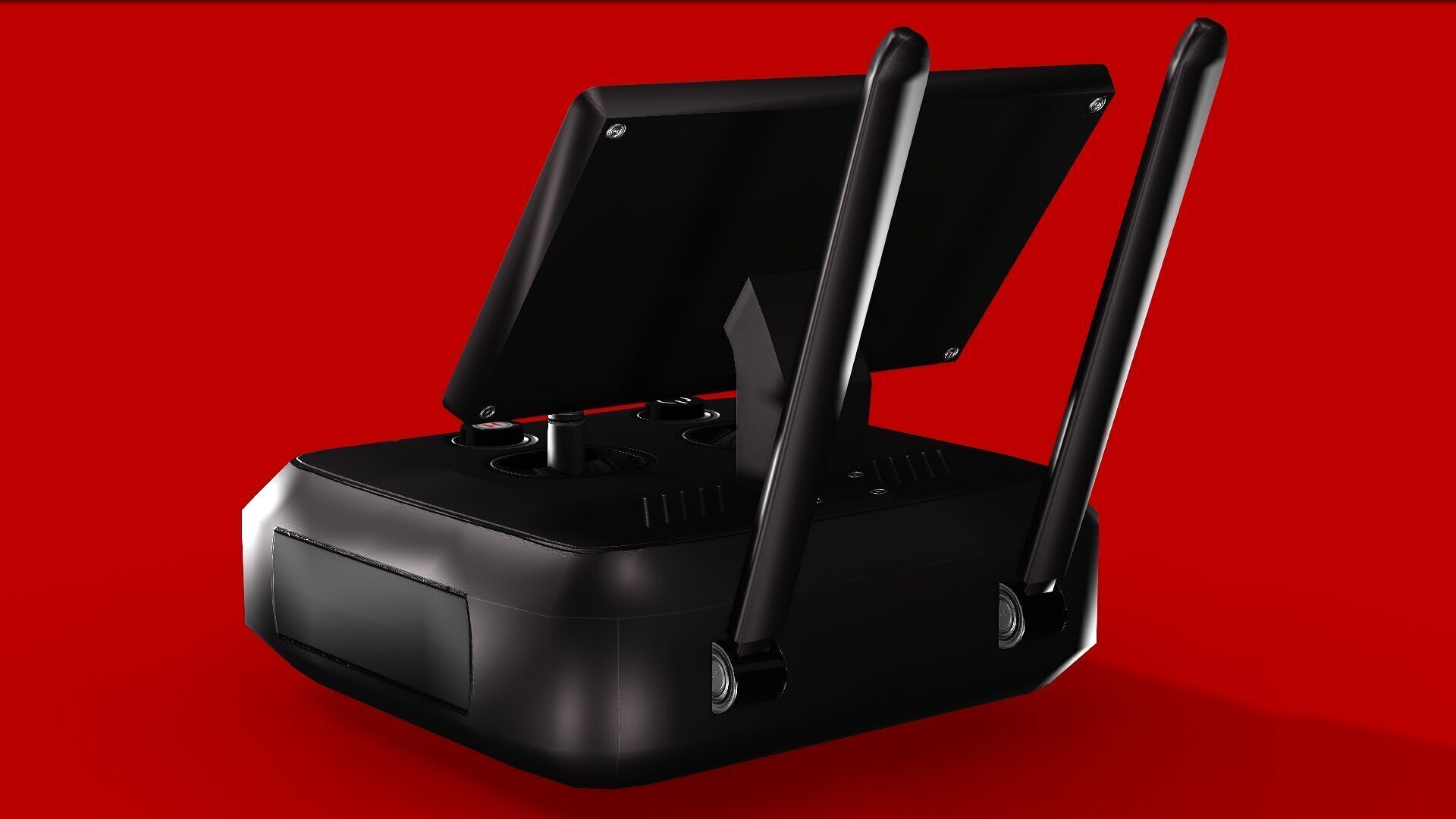 DRONE CONTROLLER Low-poly 3D model_3