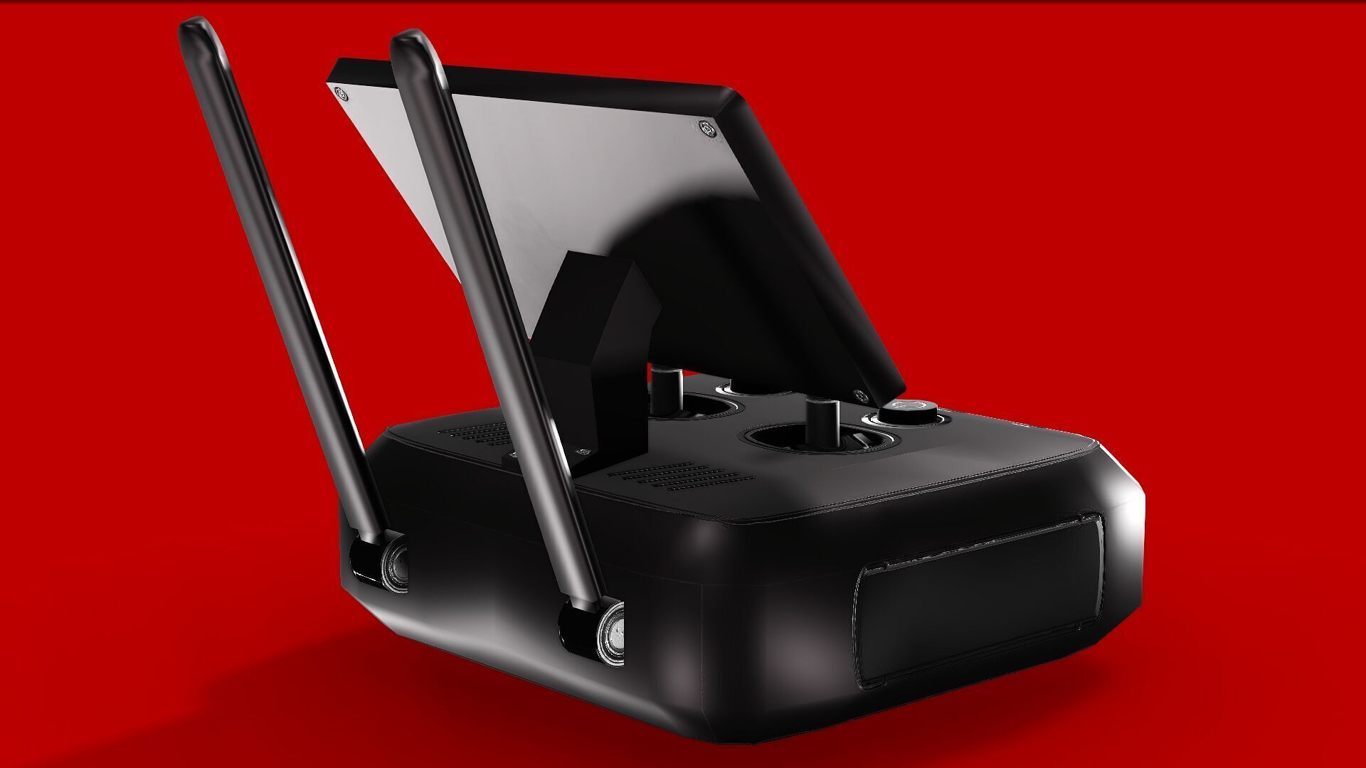 DRONE CONTROLLER Low-poly 3D model_4