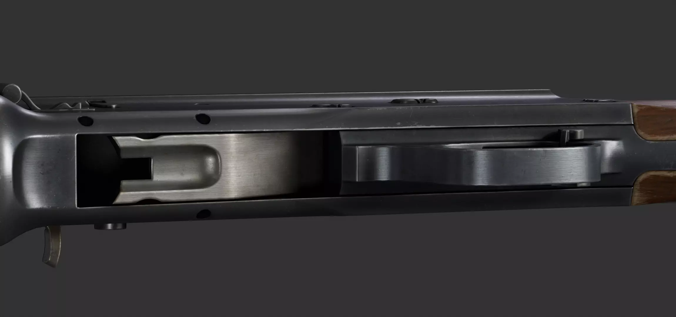 Browning Auto-5 Low-poly 3D model_8