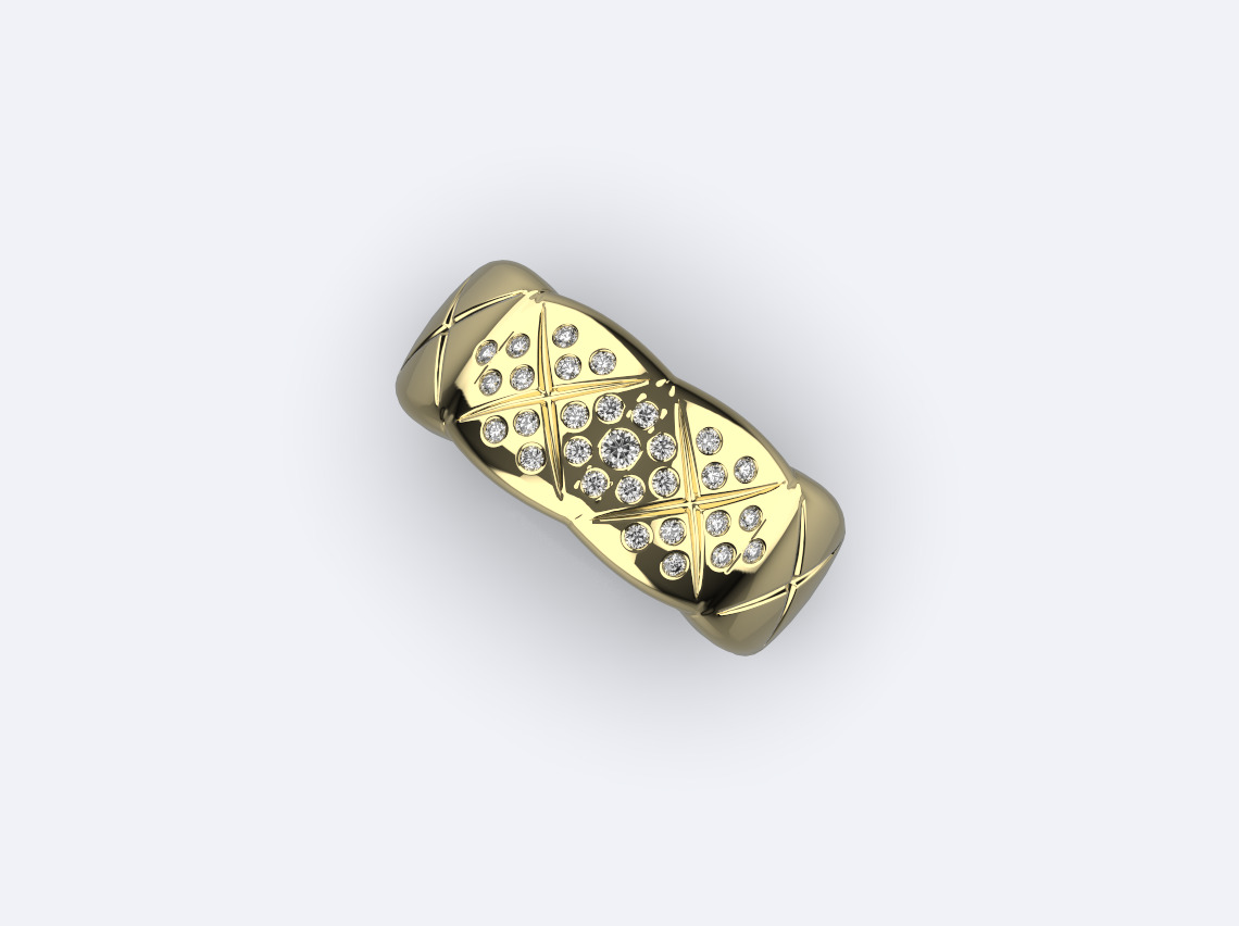 Coco Crush ring  3D print model_7