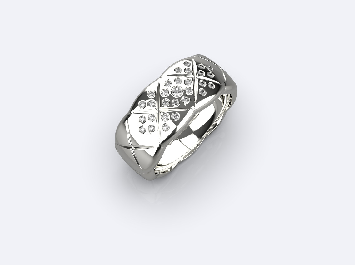 Coco Crush ring  3D print model_1