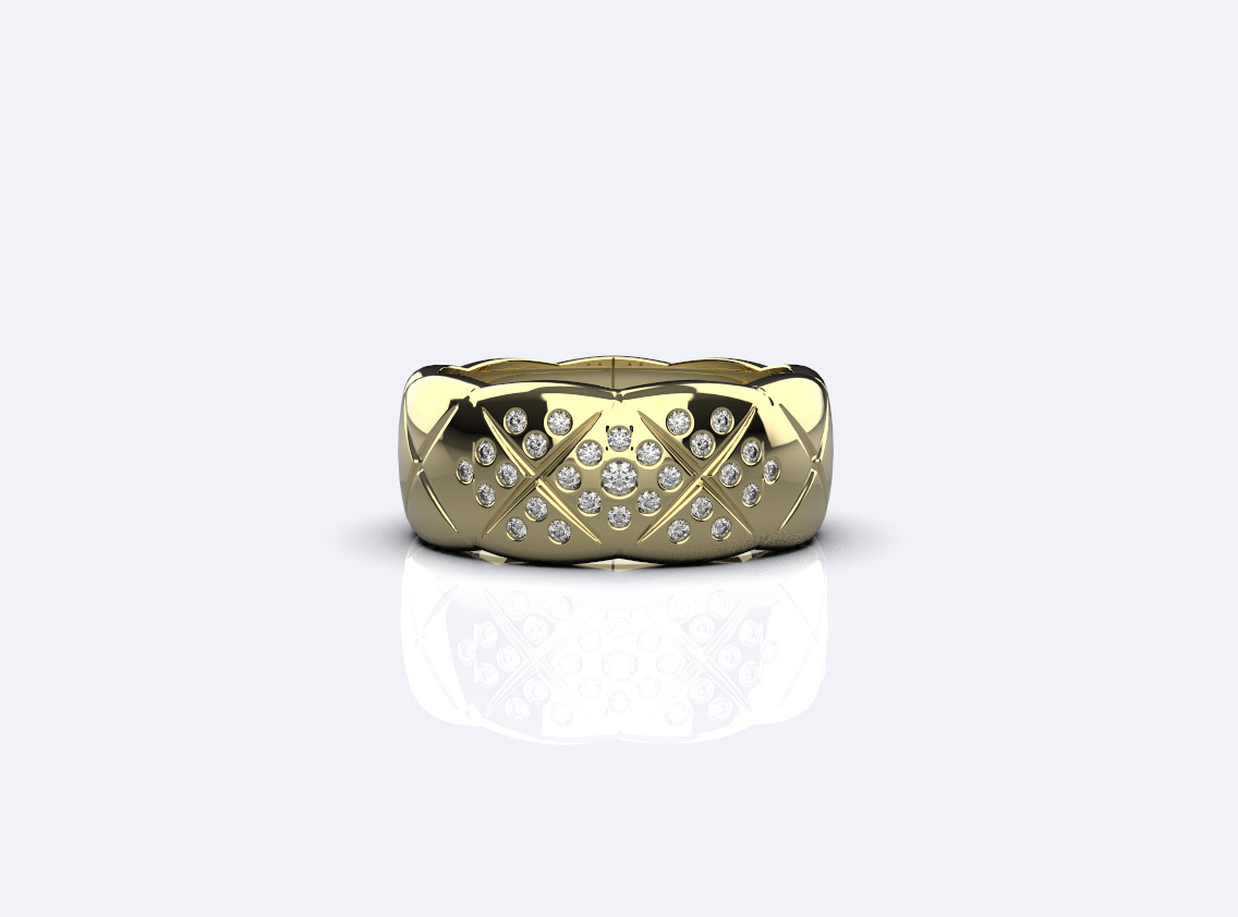 Coco Crush ring  3D print model_4