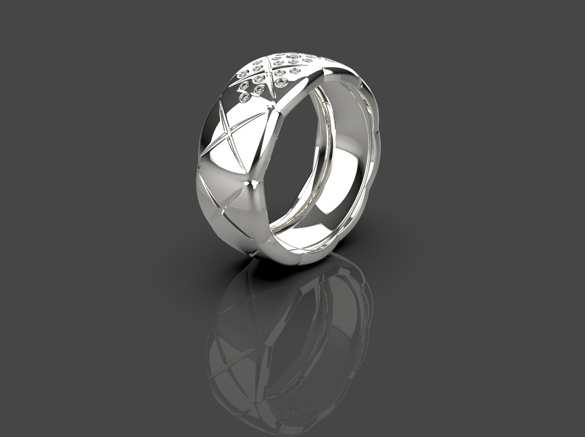 Coco Crush ring  3D print model_11