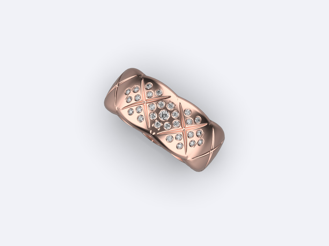 Coco Crush ring  3D print model_9