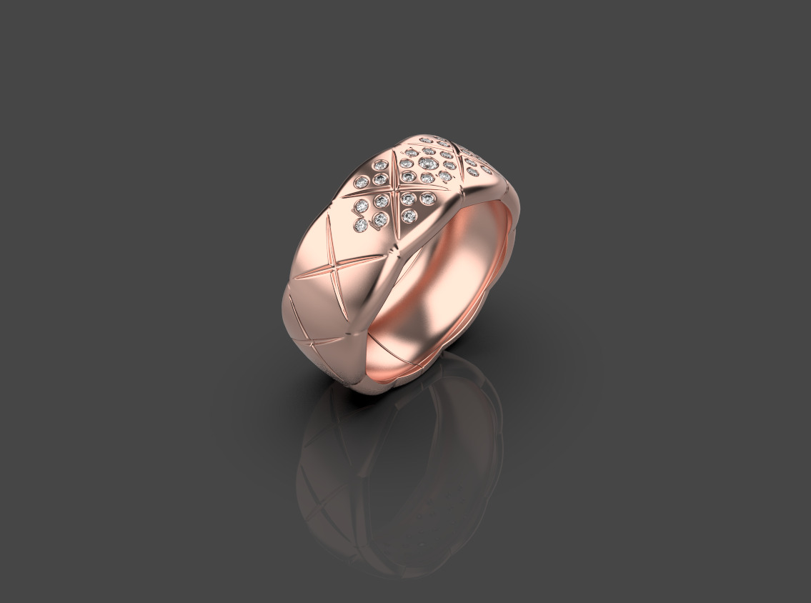 Coco Crush ring  3D print model_12