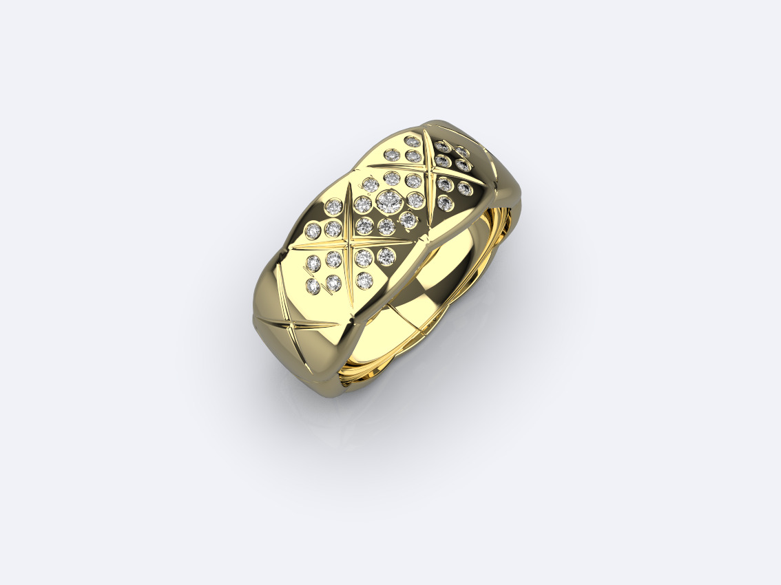 Coco Crush ring  3D print model_3